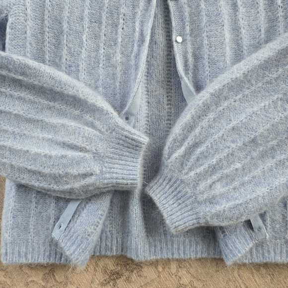 Sezane Amance Cardigan Light Blue - Size S - Picture 11 of 13